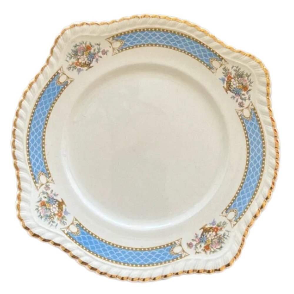 Vintage HTF Johnson Bros. Belvedere Plate, Stamped Old English